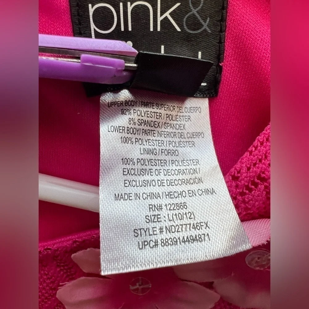 Pink & Violet Girl Dress